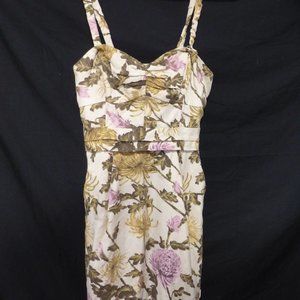 WILFRED, size 2, floral spaghetti strap dress